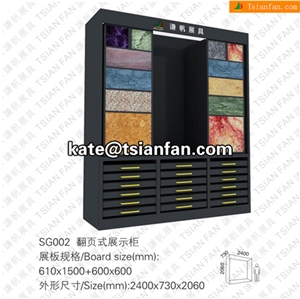SG002 Stone Display Stand, Slab Display Rack, Ceramic Tile Display Racks, Mosaic Tile Display Shelve