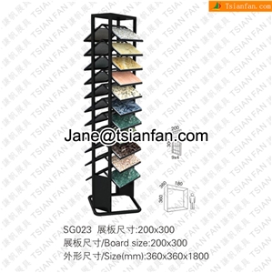 SG023 Coated Metal Roof Tile Display Rack