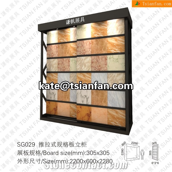 SG029 Sliding Display Shelf for Cut to Size Stone