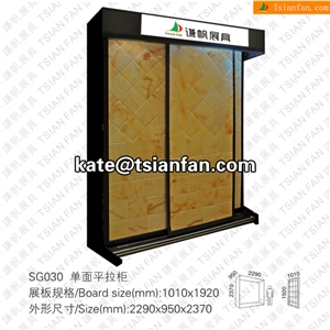 SG030 Stone Display Stand, Ceramic Tile Display Racks, Mosaic Tile Display Shelves, Floor Displays