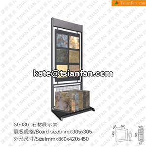 SG036 Cut to Size Stone Tile Display Rakcs