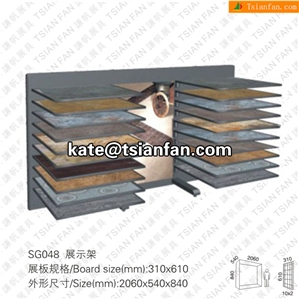 SG048 Cut to Size Stone Metal Display Stands