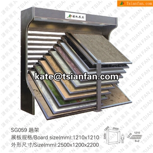 SG059 Directe-sale Reclining Granite Tile Display Stand