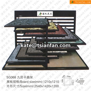 SG068 Fashionable Regular-sized Stone Tile Display Rack