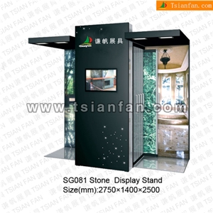 SG081 Retail Display Rack Stand to Show Stone Ceramic Tiles