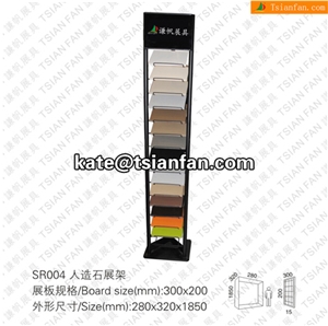 SR004 Customized Quartz Stone Display Tower