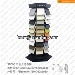 SR006 Xiamen Manufacturer Of Quartz Stone Display Rack
