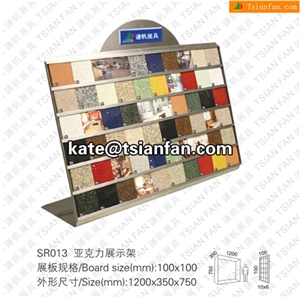 SR013 Simplified Stone Showing Rack for Artificial Quartz Stone