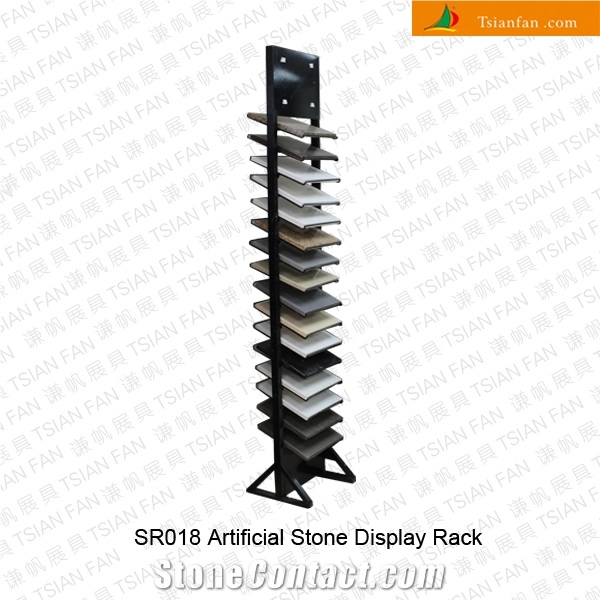 SR018 Artificial Quartz Compressed Stone Display Stands