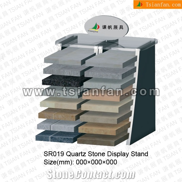 Sr019 Countertop Display Racks For 10 10 Mm Artificial Stones From