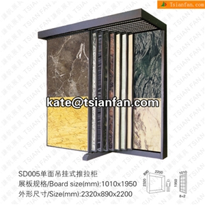 Stone Display Stand, Ceramic Tile Display Racks, Mosaic Tile Display Shelves, Floor Displays