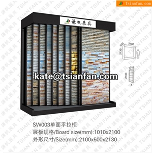 SW003 Exterior Wall Stone Display Racks