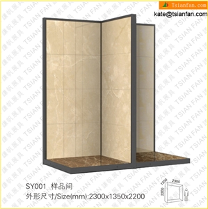 SY001 Showroom Wall Tile Display Rack
