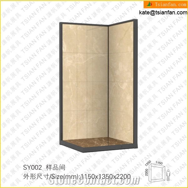 SY002 Favorable Display Stand for Wall Floor Tile Sample Room
