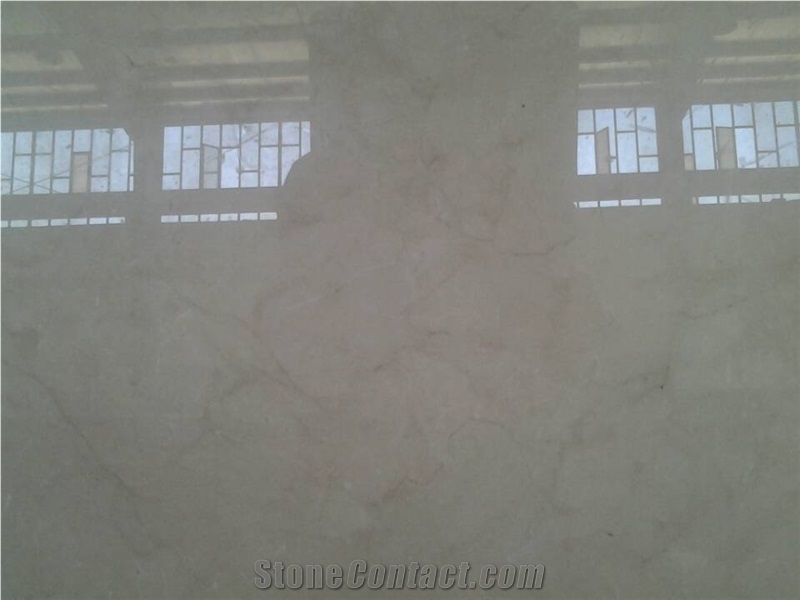 New White Marble Slabs & Tiles, Iran Beige Marble