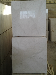 New White Marble Slabs & Tiles, Iran White Marble