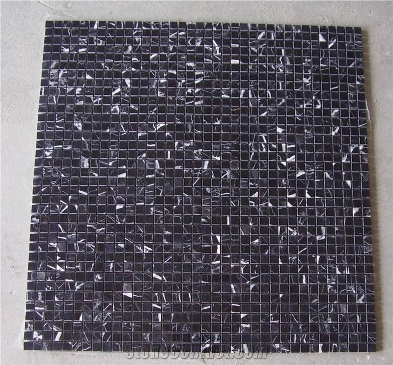 Tile Marble Tile Marble Mosaic Tile Nero Marquina, Black Marble