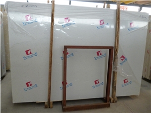 YUANDA Snow White Nano Crystallized Glass Stone Slabs