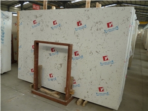 YUANDA Volakas White Engineered Quartz Slabs