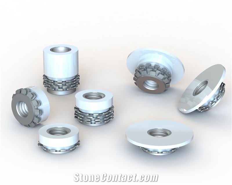 Keep-Nut Self-Anchoring Insert For Natural Stones