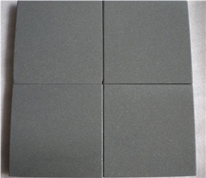 Sandstone Slabs & Tiles, China Black Sandstone