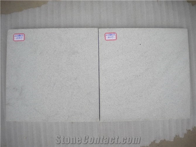 Sandstone Slabs & Tiles, China White Sandstone