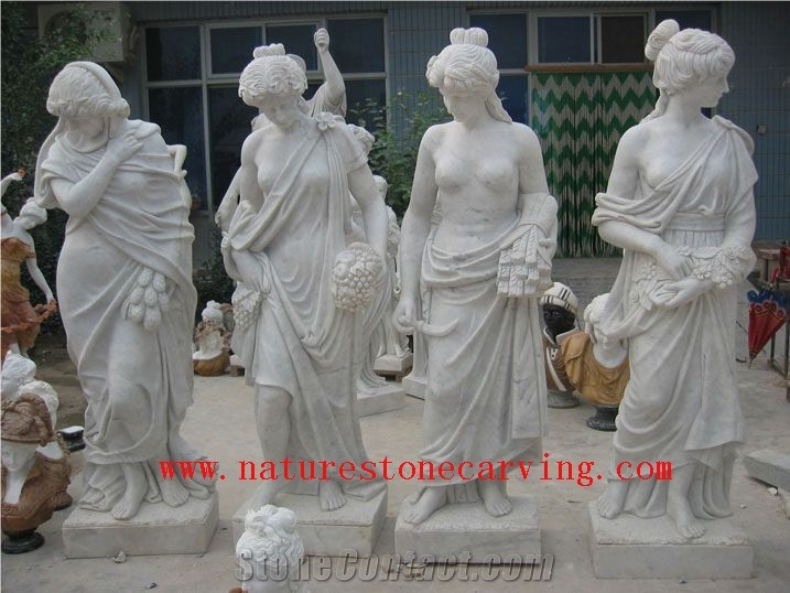 Sculpture Stone Carving Marble Carving, Beijing White Marble Sculpture