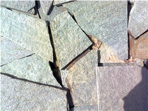Natural Gneiss Polygonal Tiles (Side Cut),Ivailovgrad Gneiss Flagstone