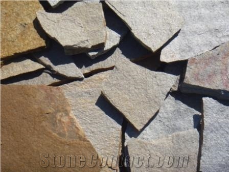 Silber Gneiss Flagstone, Grey and Brown Flagstone