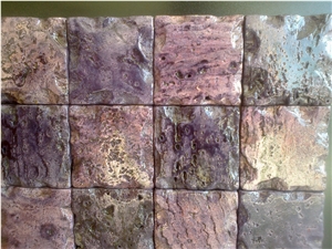 Antique Purple Travertine Slabs & Tiles