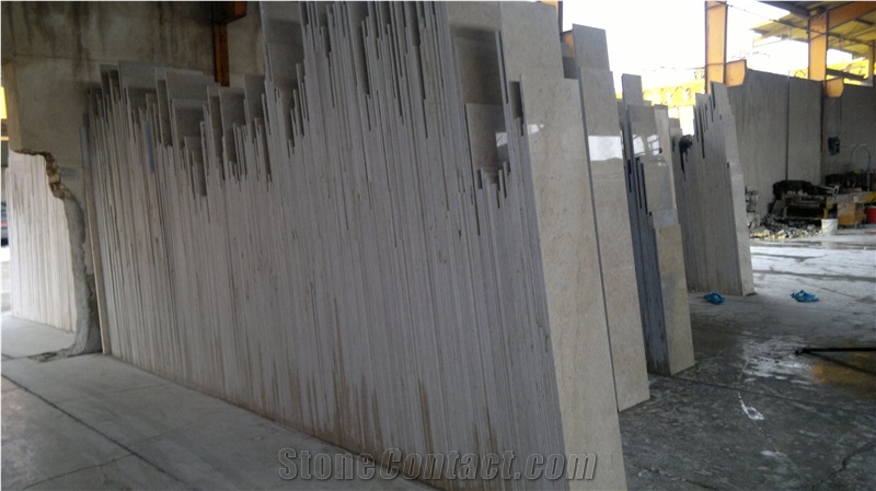 Iranian Beige Marble Blocks, Khubsangan Beige Marble Block