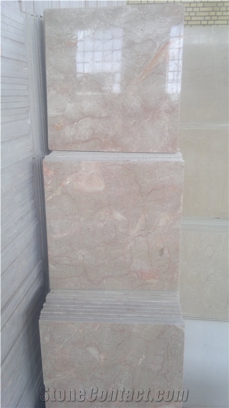 Pink Marble Slabs, Tiles, Polished Marble Floor Covering Tiles