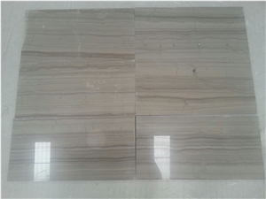 Athen Wooden Marble Slabs & Tiles, China Grey Marble