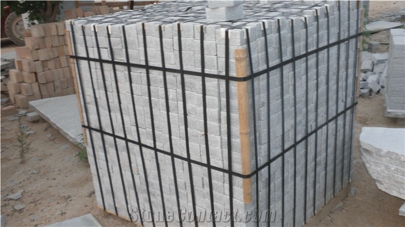 Lu Grey Granite Cubes