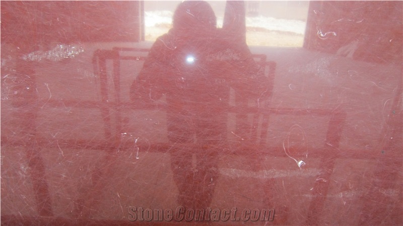 Rose Essence Red Marble Artificial Stone