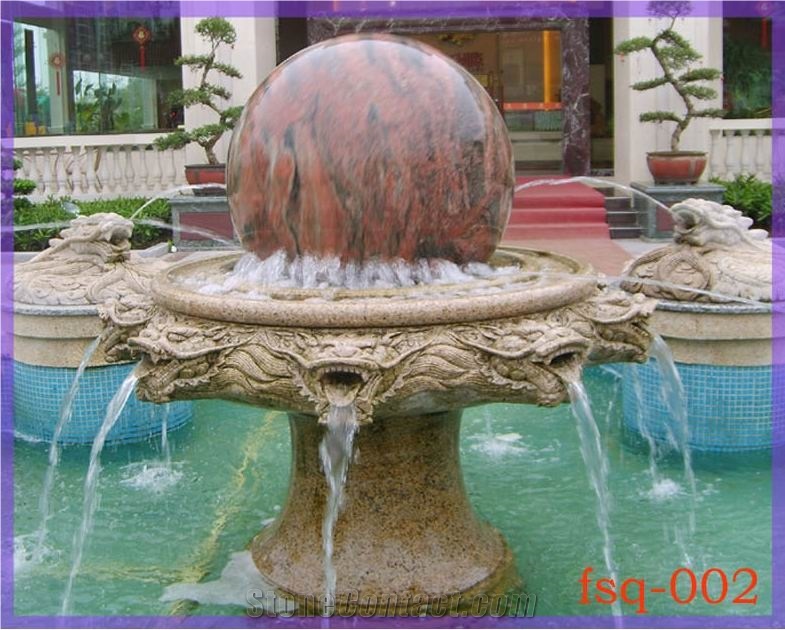 Garden Landscape Granite Fountain Designs