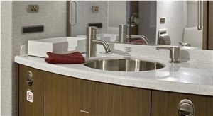 High Quality White Quartz Stone Bathroom Countertops,Vanity Top