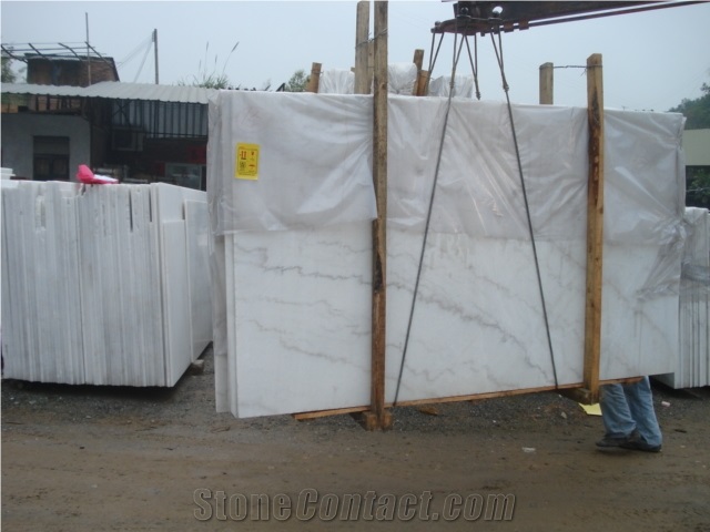 China White Guangxi White Marble Slabs & Tiles