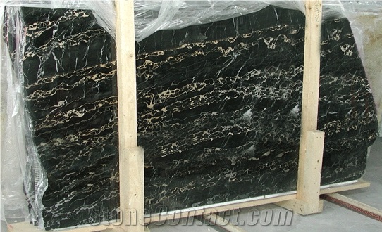 Silver Dragon Marble Slabs, China Black Marble