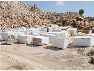 Afyon Sugar Marble Blocks, Turkey White Marble