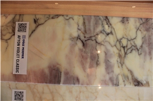 Afyon Violet Classic Marble Tiles, Turkey Lilac Marble