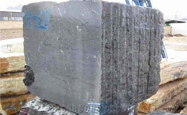 Black Esfahan Marble Blocks