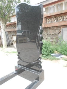 Shanxi Black Tombstone, Black Granite, Monument