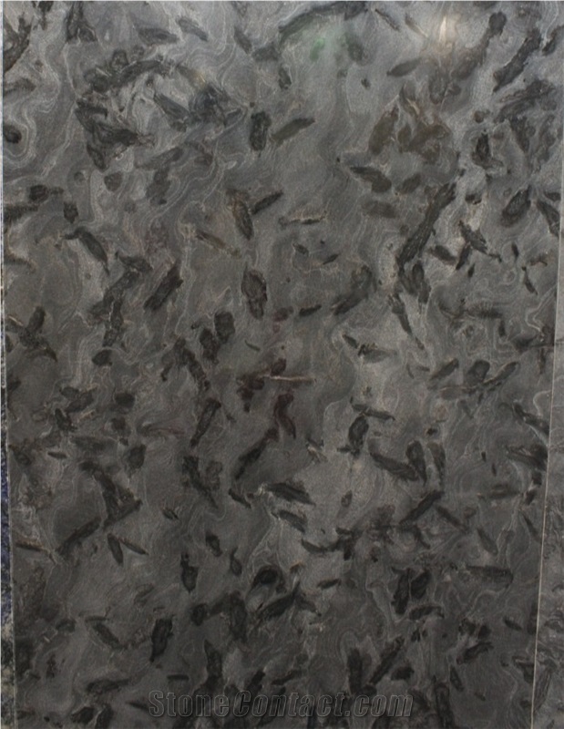 Matrix Black Granite Slabs and Tiles,versace Black Granite