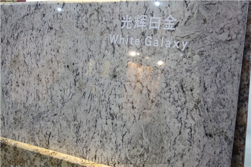 White Galaxy Granite Countertops, India White Granite Countertops