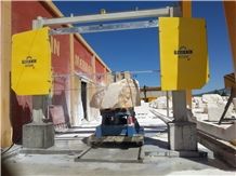 OZTKM 01 Stationary Mono Wire Saw Machine- Single Wire Block Squaring Machine