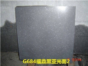 G684 Honed Grey Basalt Tiles, China Grey Basalt