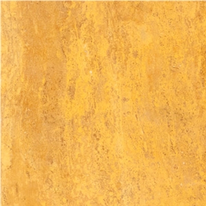Orange Travertine Slabs & Tiles, Iran Yellow Travertine