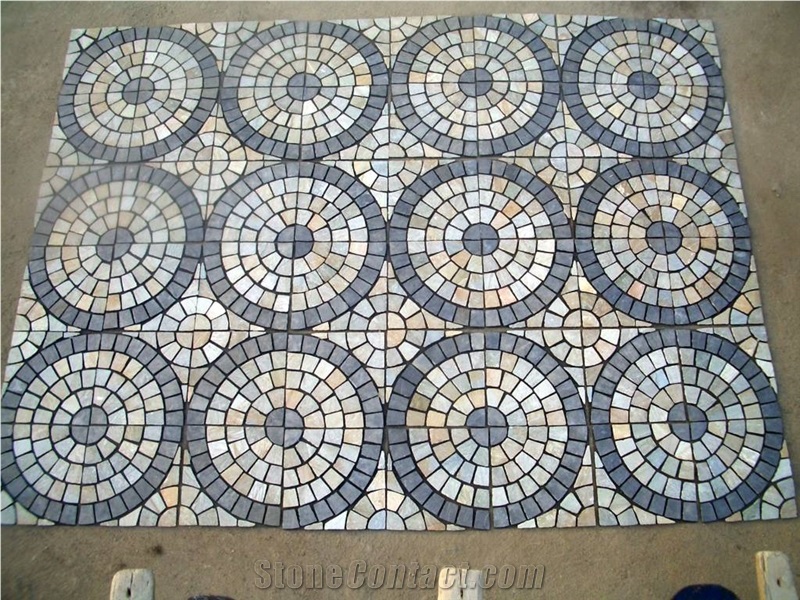 Stone Paving Sets with Net Back