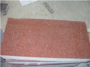 Indian Red Granite Monuments,slants, American Style Tombstone